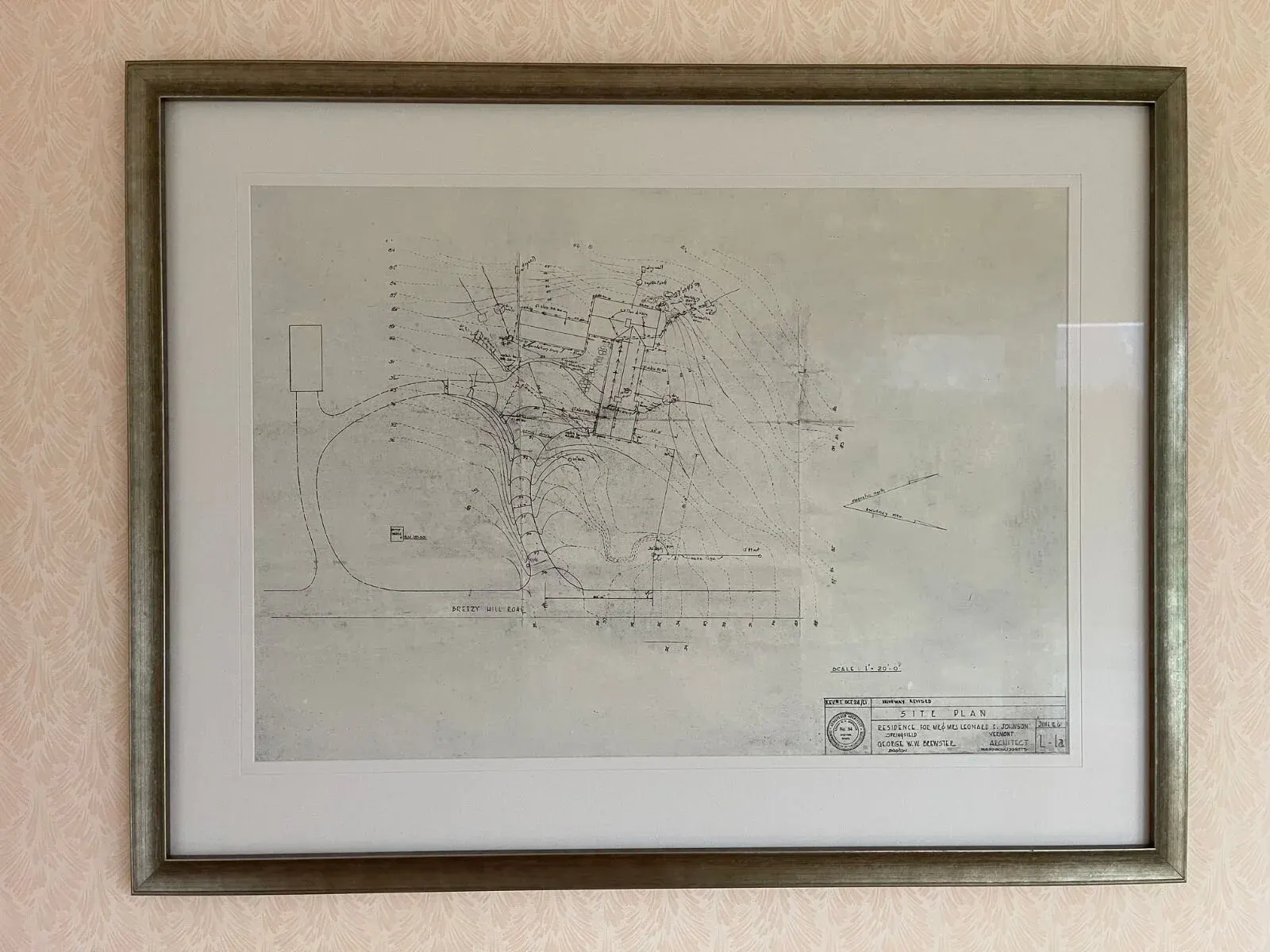 Brewster architectural drawing